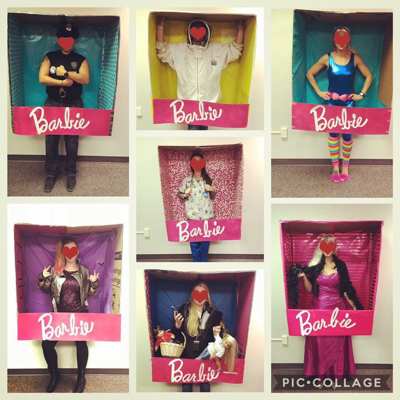 Barbie Box Halloween Costume Idea - Adventures with Cardboard